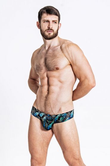 Manstore Open Mesh Sports Brief Black