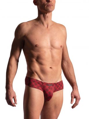 M2224 Cheeky Brief check red | S