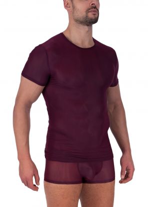 M2327 Casual Tee bordeaux | M