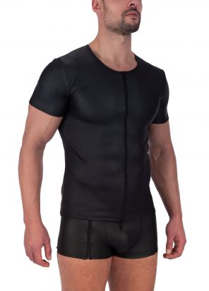 M2326 Zipped Shirt black | S