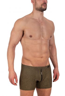 M2336 Zipped Boxer olive/black | L