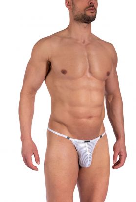 M2375 Stripper String silver | XL