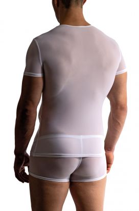 Manstore Lace Tight Leggings Dove 2-12103-4017 at International Jock