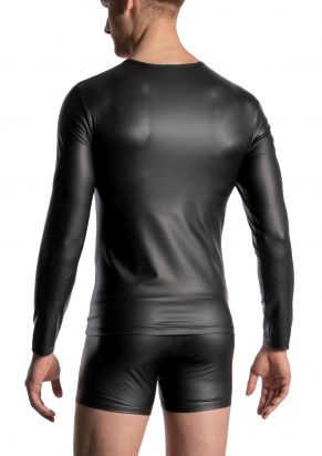M2116 Zipped Shirt black | L