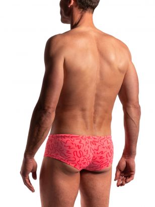 M2284 Beach Hot Pants print rose | XL