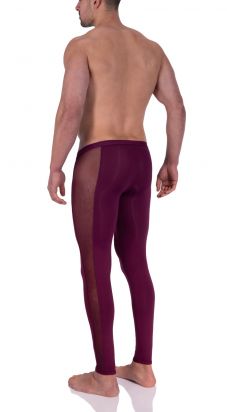 M2315 Long Johns burgundy | XL