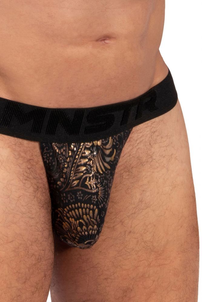 M2337 String Tanga black/gold | M